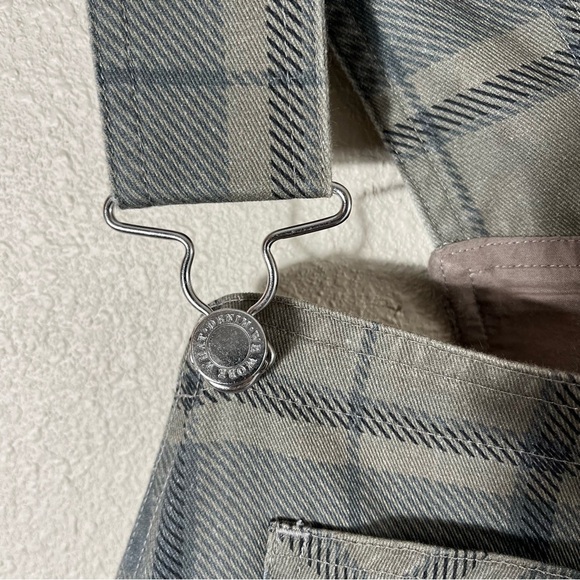 WEWOREWHAT Basic Overalls In Cool Plaid - Picture 8 of 13